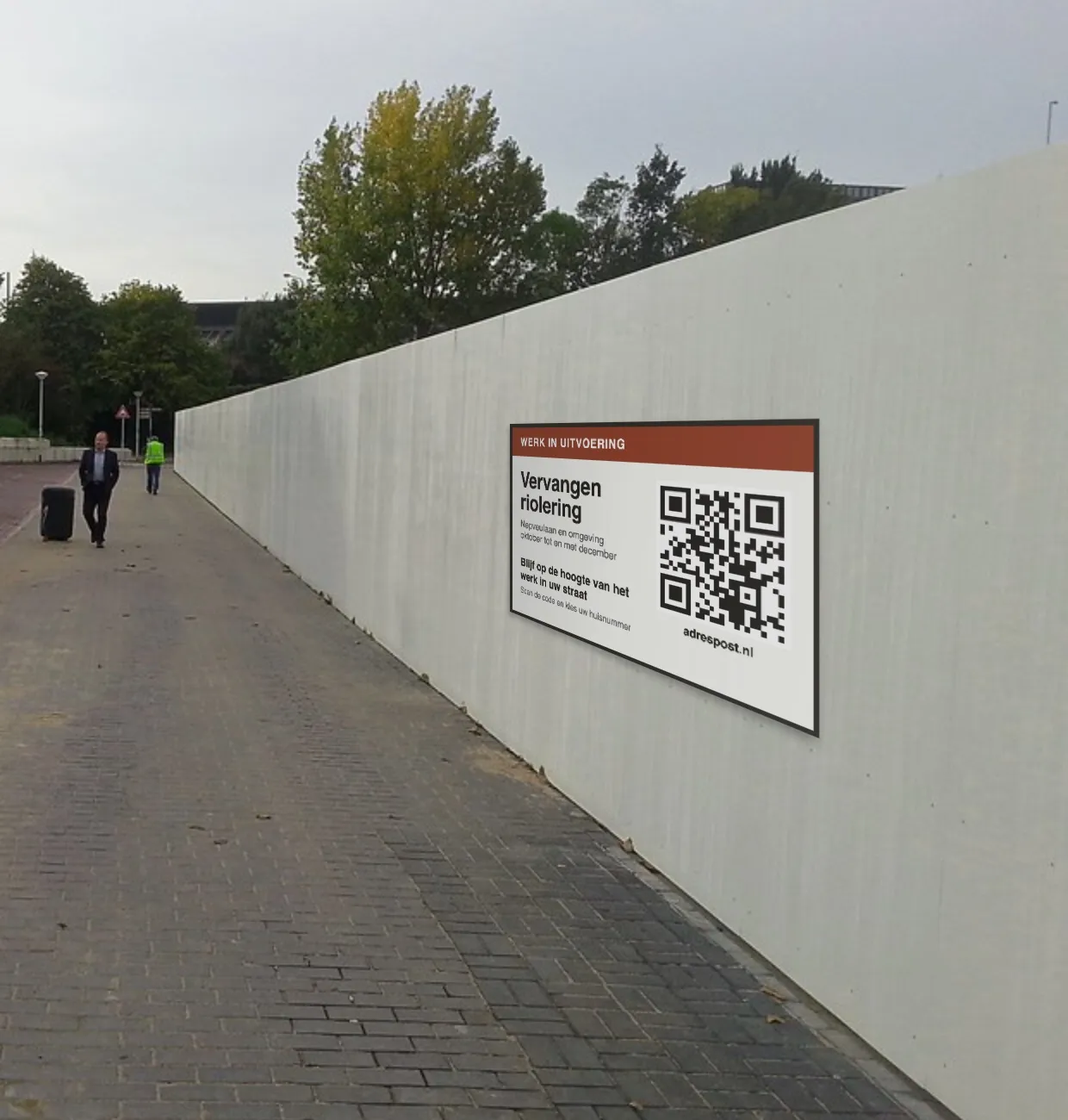 In de straat: Adrespost